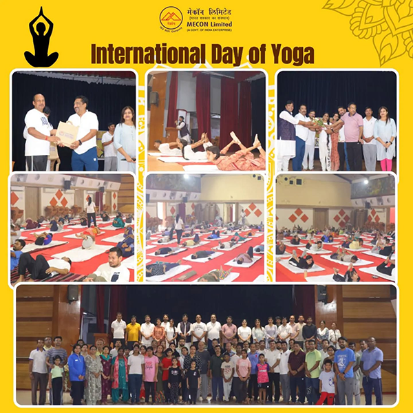 Yoga Day celebrations at MECON